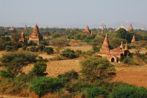 Besuchermagnet Bagan: Die alte Königsstadt umfasst über 2000 Tempel und Pagoden